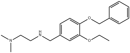 N-[4-(benzyloxy)-3-ethoxybenzyl]-N-[2-(dimethylamino)ethyl]amine 구조식 이미지