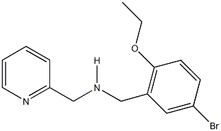 N-(5-bromo-2-ethoxybenzyl)-N-(2-pyridinylmethyl)amine 구조식 이미지