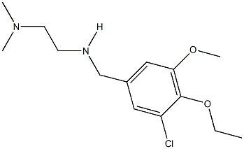 N-(3-chloro-4-ethoxy-5-methoxybenzyl)-N-[2-(dimethylamino)ethyl]amine 구조식 이미지