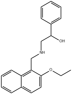 2-{[(2-ethoxy-1-naphthyl)methyl]amino}-1-phenylethanol 구조식 이미지