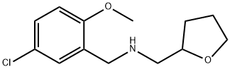 N-(5-chloro-2-methoxybenzyl)-N-(tetrahydro-2-furanylmethyl)amine Structure