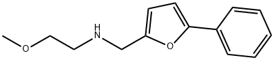 N-(2-methoxyethyl)-N-[(5-phenyl-2-furyl)methyl]amine Structure