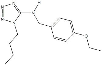 1-butyl-N-(4-ethoxybenzyl)-1H-tetraazol-5-amine Structure