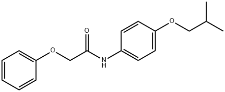 N-(4-isobutoxyphenyl)-2-phenoxyacetamide Structure