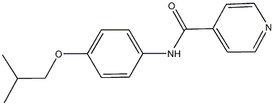 N-(4-isobutoxyphenyl)isonicotinamide 구조식 이미지