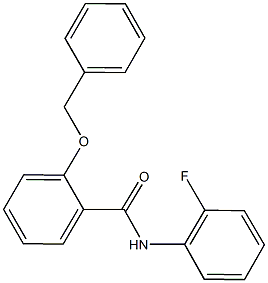 2-(benzyloxy)-N-(2-fluorophenyl)benzamide Structure