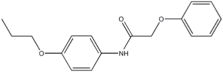 2-phenoxy-N-(4-propoxyphenyl)acetamide Structure
