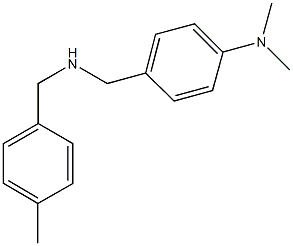 N-[4-(dimethylamino)benzyl]-N-(4-methylbenzyl)amine Structure