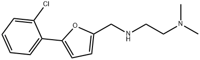 N-{[5-(2-chlorophenyl)-2-furyl]methyl}-N-[2-(dimethylamino)ethyl]amine Structure