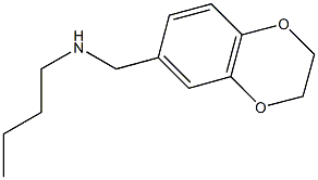 N-butyl-N-(2,3-dihydro-1,4-benzodioxin-6-ylmethyl)amine 구조식 이미지