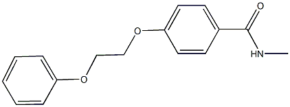 N-methyl-4-(2-phenoxyethoxy)benzamide Structure