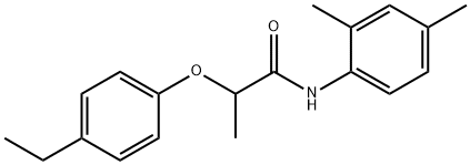 N-(2,4-dimethylphenyl)-2-(4-ethylphenoxy)propanamide Structure