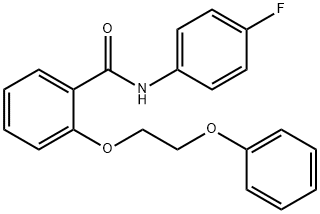 N-(4-fluorophenyl)-2-(2-phenoxyethoxy)benzamide Structure