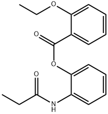 2-(propionylamino)phenyl 2-ethoxybenzoate 구조식 이미지
