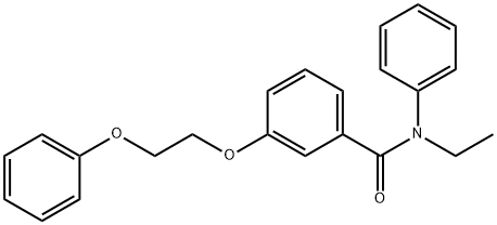 N-ethyl-3-(2-phenoxyethoxy)-N-phenylbenzamide Structure