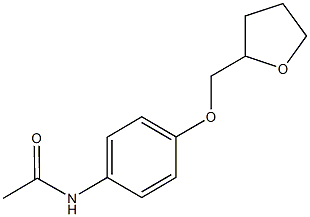 N-[4-(tetrahydro-2-furanylmethoxy)phenyl]acetamide Structure