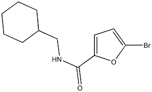 5-bromo-N-(cyclohexylmethyl)-2-furamide 구조식 이미지