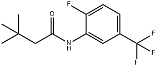 N-[2-fluoro-5-(trifluoromethyl)phenyl]-3,3-dimethylbutanamide Structure