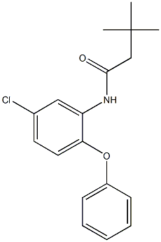 N-(5-chloro-2-phenoxyphenyl)-3,3-dimethylbutanamide Structure