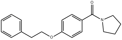 1-[4-(2-phenylethoxy)benzoyl]pyrrolidine 구조식 이미지