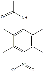 N-{4-nitro-2,3,5,6-tetramethylphenyl}acetamide 구조식 이미지