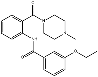 3-ethoxy-N-{2-[(4-methyl-1-piperazinyl)carbonyl]phenyl}benzamide Structure