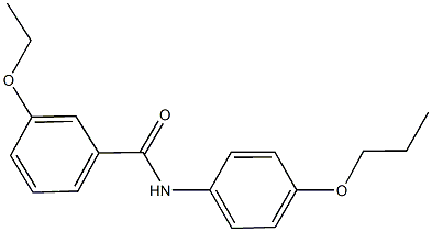 3-ethoxy-N-(4-propoxyphenyl)benzamide Structure