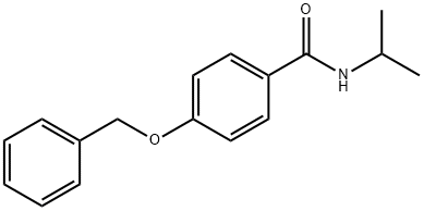 4-(benzyloxy)-N-isopropylbenzamide Structure