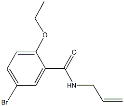 N-allyl-5-bromo-2-ethoxybenzamide Structure