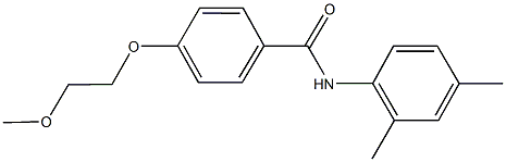 N-(2,4-dimethylphenyl)-4-(2-methoxyethoxy)benzamide Structure