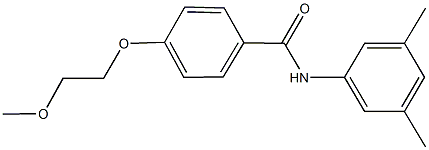 N-(3,5-dimethylphenyl)-4-(2-methoxyethoxy)benzamide 구조식 이미지