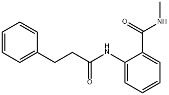 N-methyl-2-[(3-phenylpropanoyl)amino]benzamide Structure