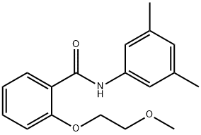 N-(3,5-dimethylphenyl)-2-(2-methoxyethoxy)benzamide 구조식 이미지