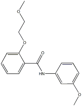 2-(2-methoxyethoxy)-N-(3-methoxyphenyl)benzamide Structure