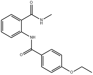 2-[(4-ethoxybenzoyl)amino]-N-methylbenzamide Structure