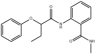 N-methyl-2-[(2-phenoxybutanoyl)amino]benzamide Structure