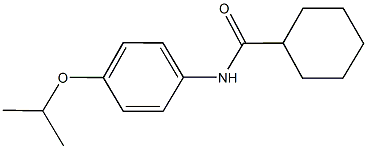 N-(4-isopropoxyphenyl)cyclohexanecarboxamide Structure