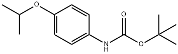 tert-butyl 4-isopropoxyphenylcarbamate 구조식 이미지