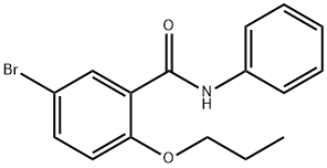 5-bromo-N-phenyl-2-propoxybenzamide 구조식 이미지