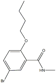 5-bromo-2-butoxy-N-methylbenzamide 구조식 이미지