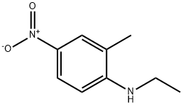 N-ethyl-2-methyl-4-nitroaniline 구조식 이미지