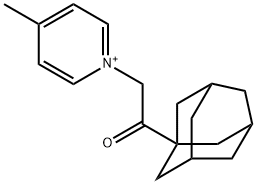 1-[2-(1-adamantyl)-2-oxoethyl]-4-methylpyridinium Structure