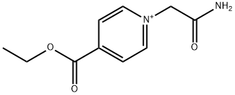 1-(2-amino-2-oxoethyl)-4-(ethoxycarbonyl)pyridinium 구조식 이미지