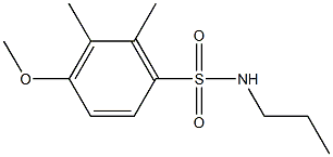 4-methoxy-2,3-dimethyl-N-propylbenzenesulfonamide 구조식 이미지