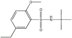 N-(tert-butyl)-5-ethyl-2-methoxybenzenesulfonamide Structure