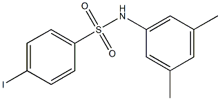 N-(3,5-dimethylphenyl)-4-iodobenzenesulfonamide Structure