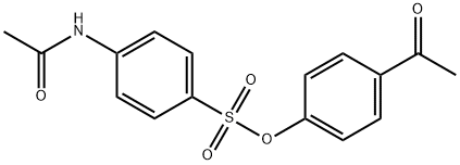 4-acetylphenyl 4-(acetylamino)benzenesulfonate Structure
