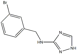 N-(3-bromobenzyl)-N-(1H-1,2,4-triazol-3-yl)amine Structure