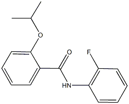 N-(2-fluorophenyl)-2-isopropoxybenzamide 구조식 이미지