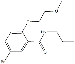 5-bromo-2-(2-methoxyethoxy)-N-propylbenzamide Structure